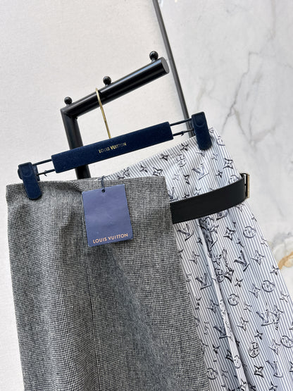 Belt-embellished Skirt