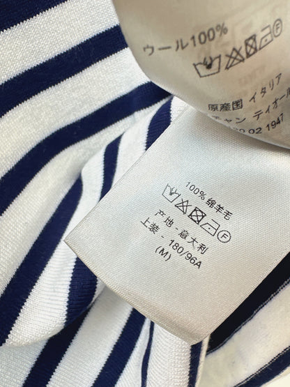 Striped Short-Sleeve Knit Top