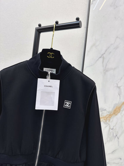 Stand Collar Fitted Waist Jacket