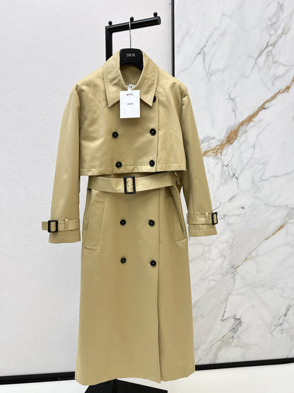 Detachable Two-Piece Trench Coat