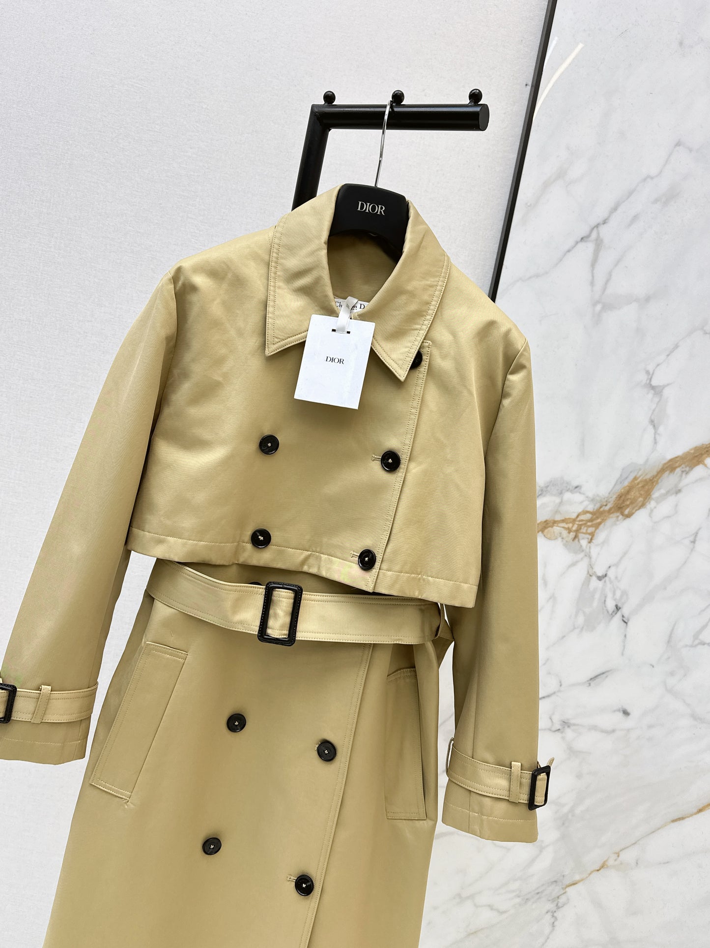 Detachable Two-Piece Trench Coat