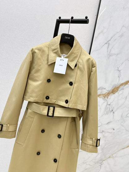 Detachable Two-Piece Trench Coat
