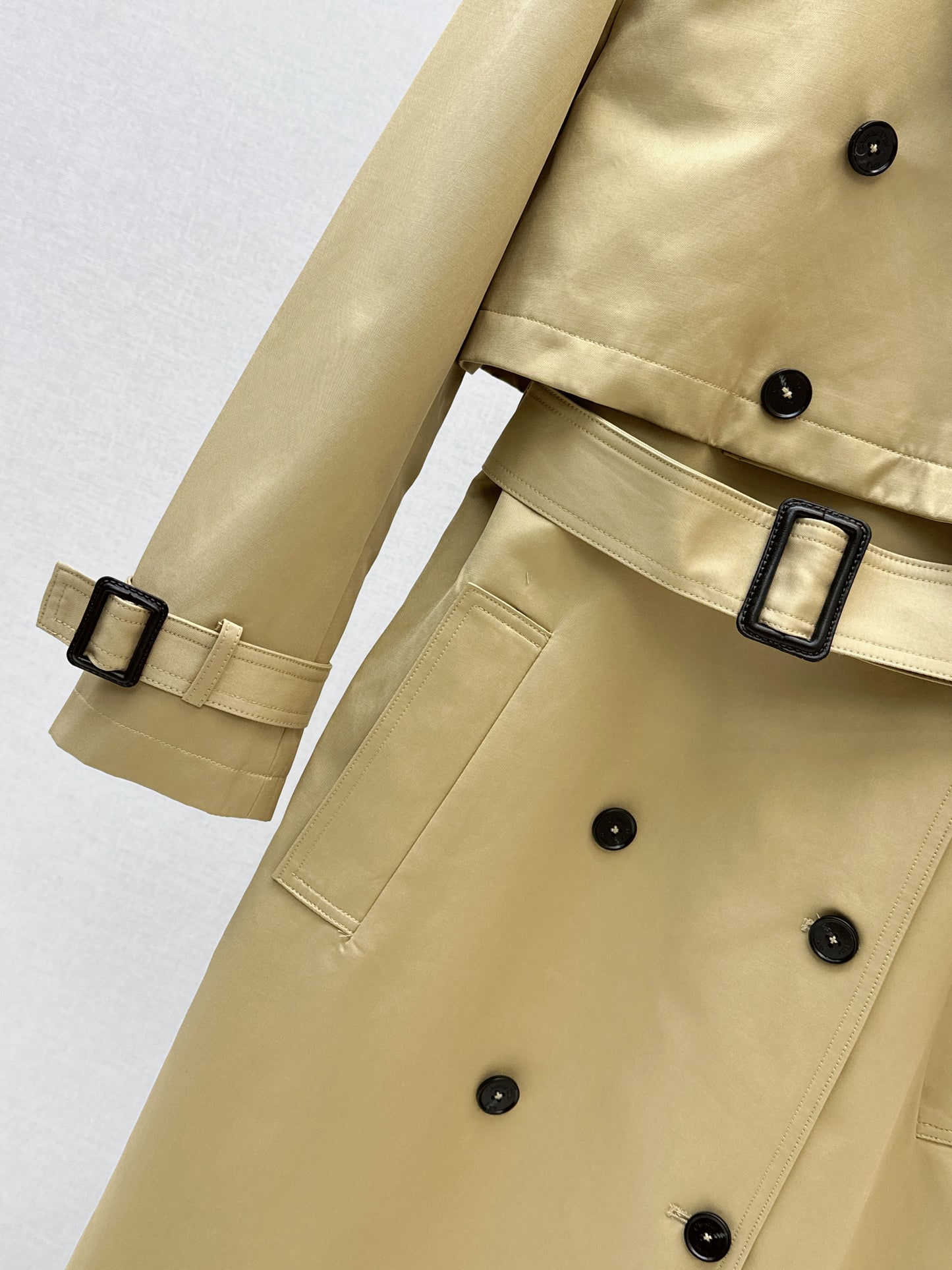 Detachable Two-Piece Trench Coat