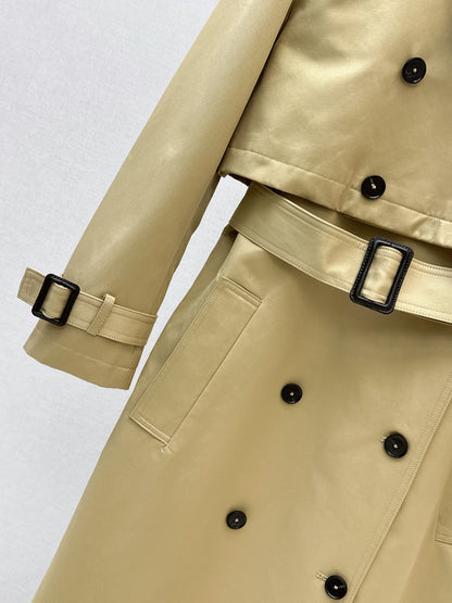 Detachable Two-Piece Trench Coat