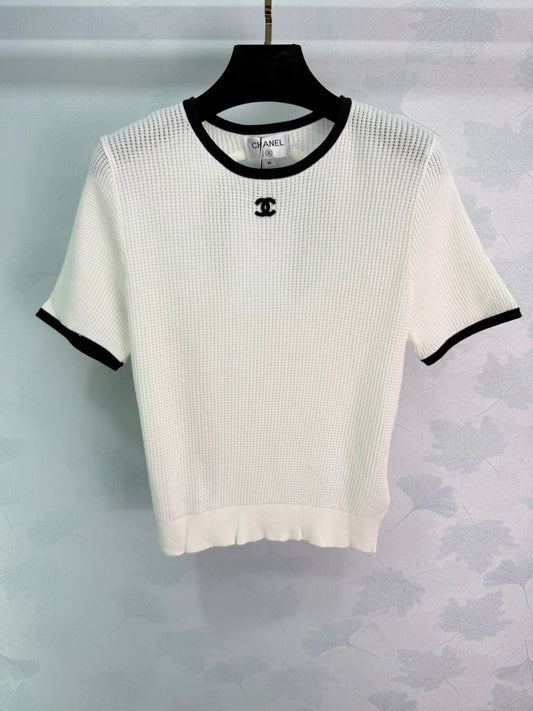 Knitted Short-Sleeve T-Shirt