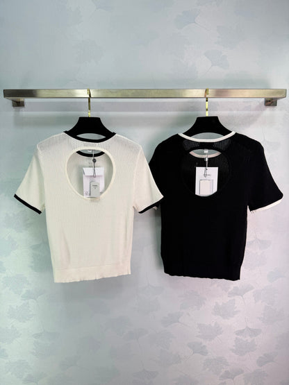Knitted Short-Sleeve T-Shirt