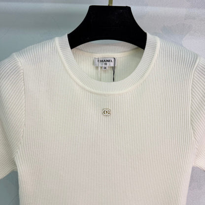 Knitted Short-Sleeve T-Shirt