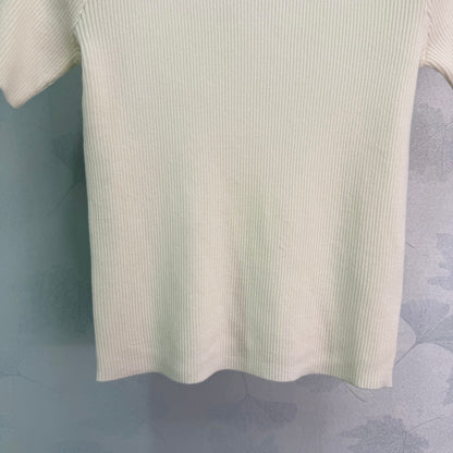 Knitted Short-Sleeve T-Shirt
