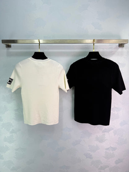 Knitted Short-Sleeve T-Shirt