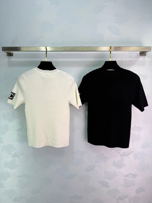 Knitted Short-Sleeve T-Shirt