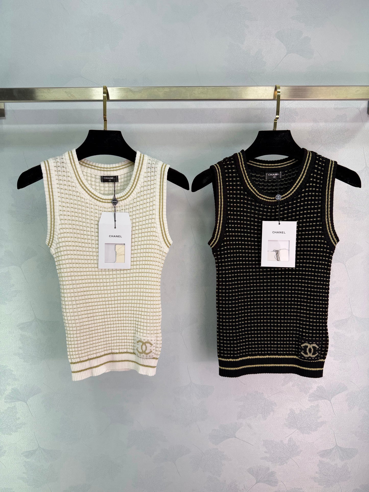 Striped Knit Vest