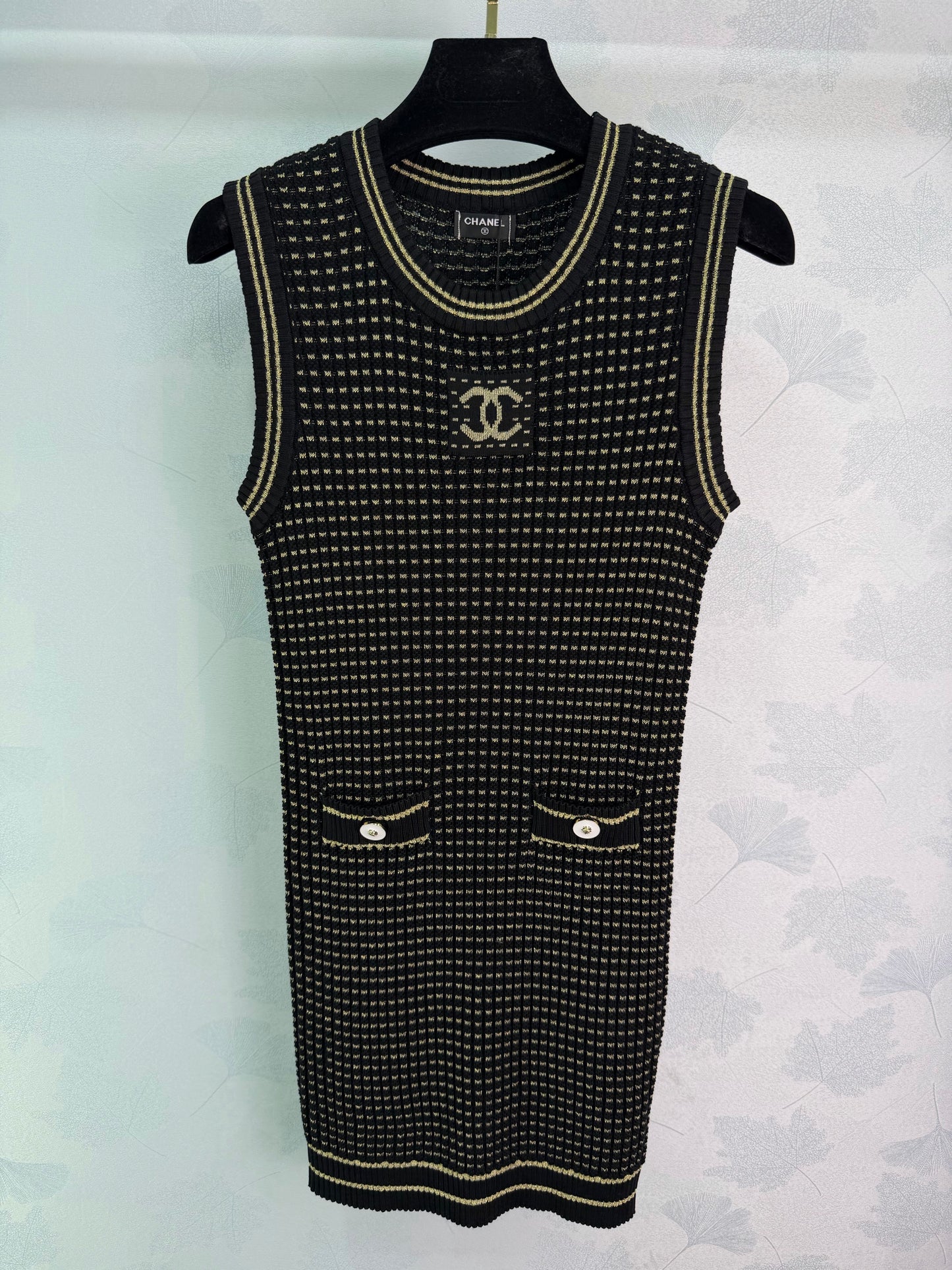Striped Knit Vest Dress