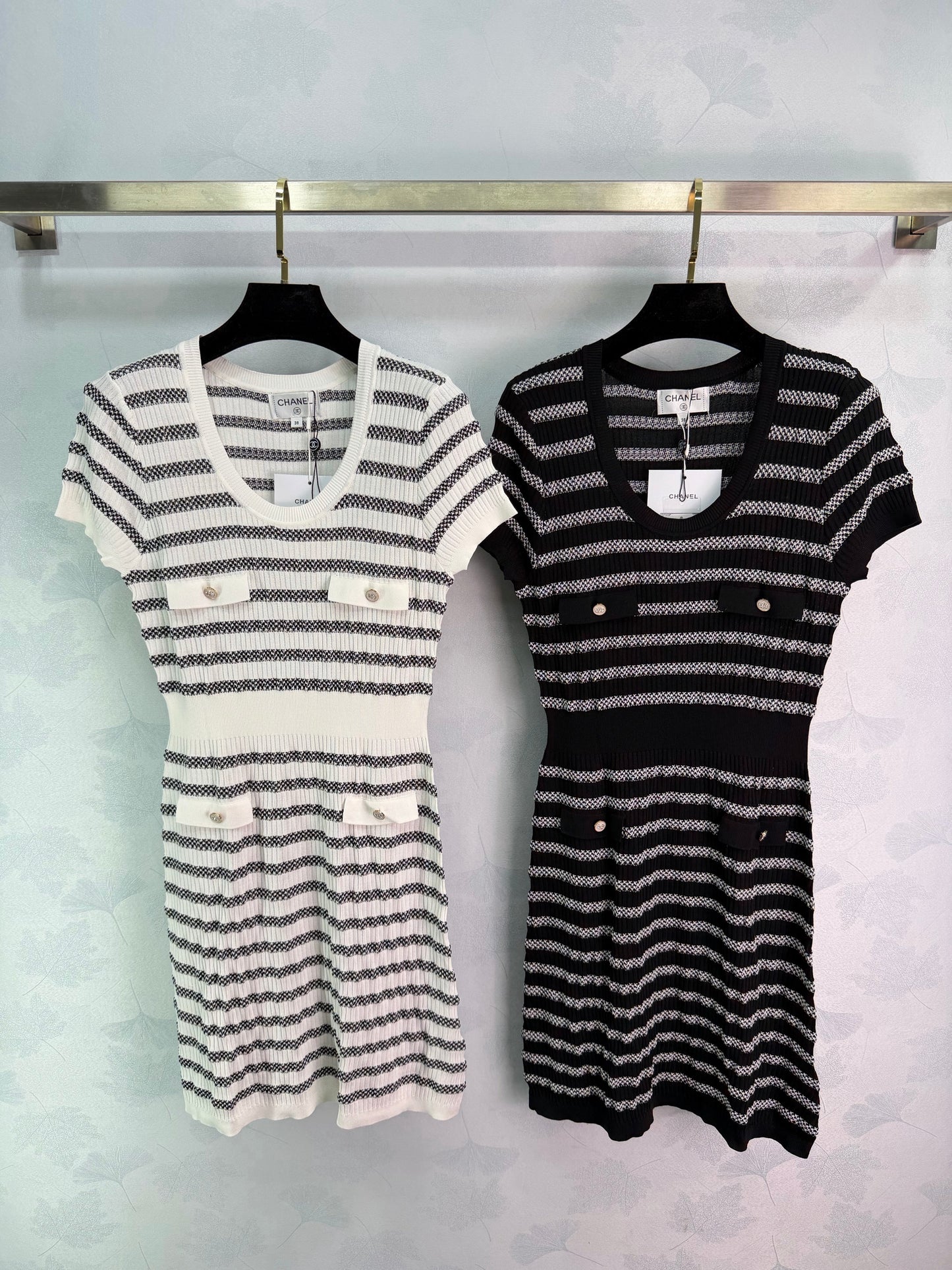 Striped Knit Dress
