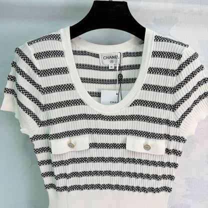 Striped Knit Dress