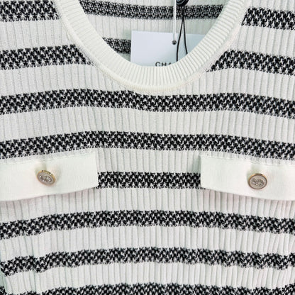 Striped Knit Dress