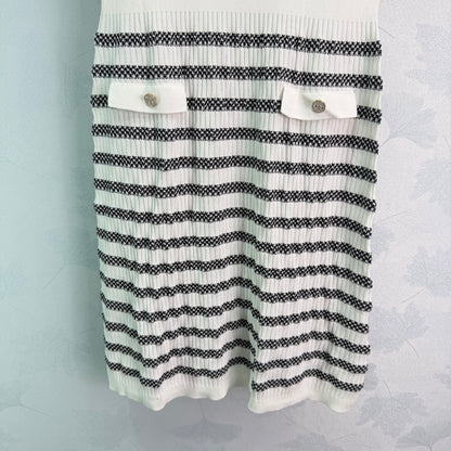 Striped Knit Dress