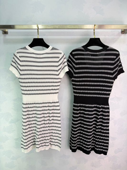 Striped Knit Dress