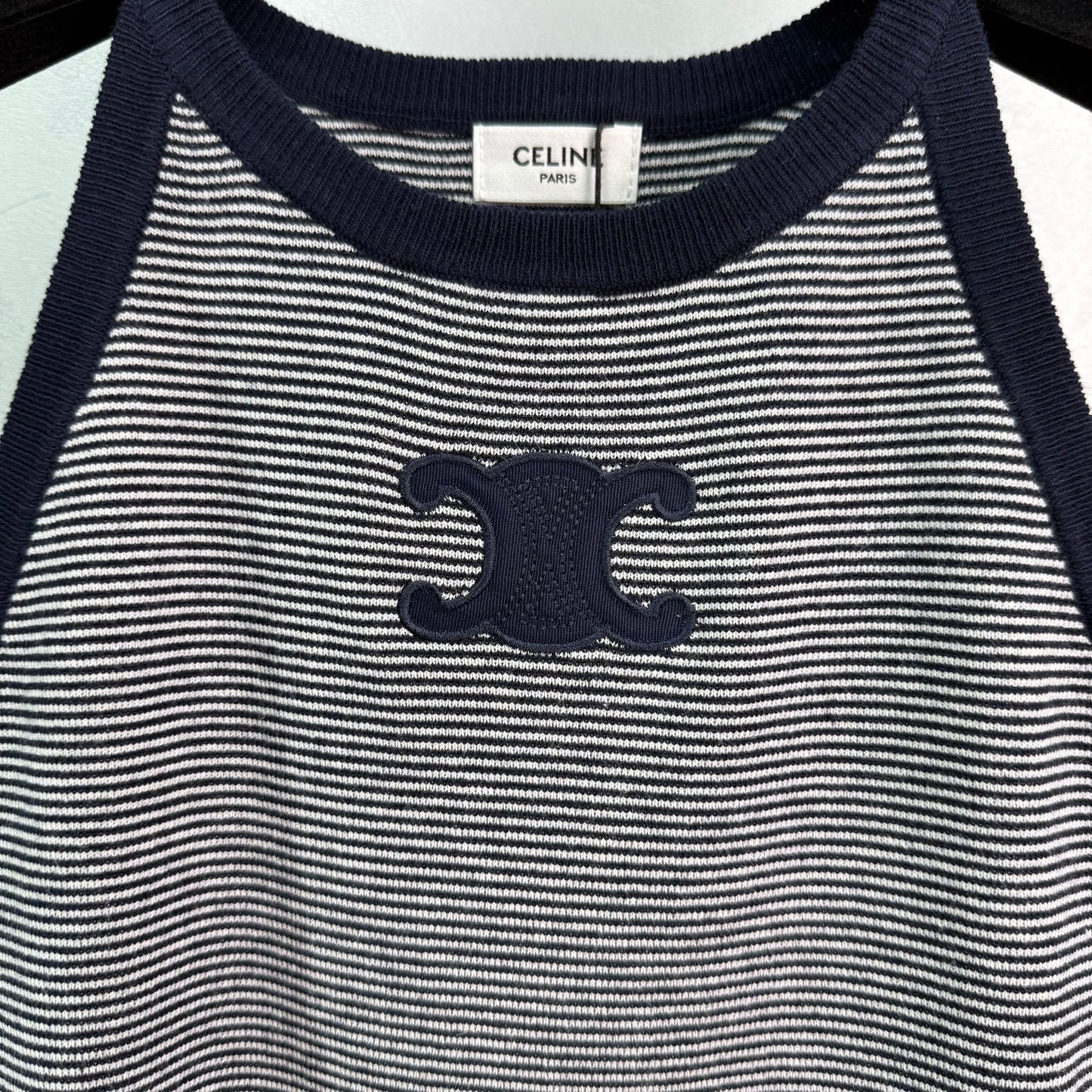 Striped Knit Vest