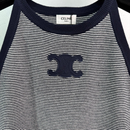 Striped Knit Vest