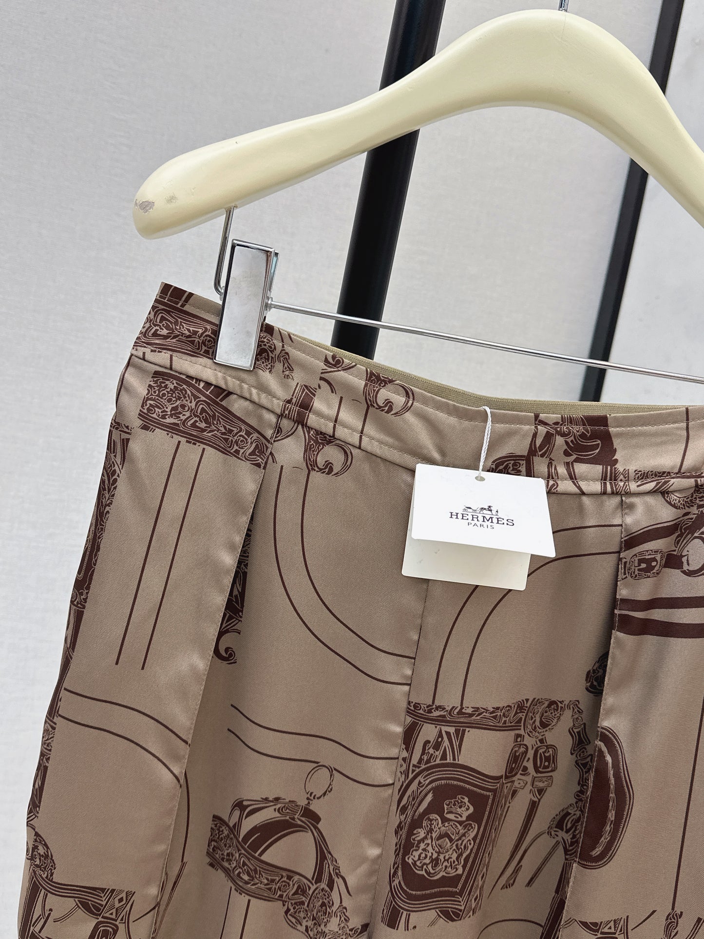Silk Straight-Leg Pants
