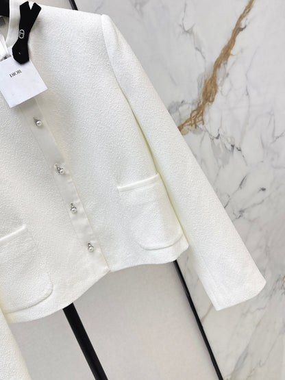 Bow-decorated coat