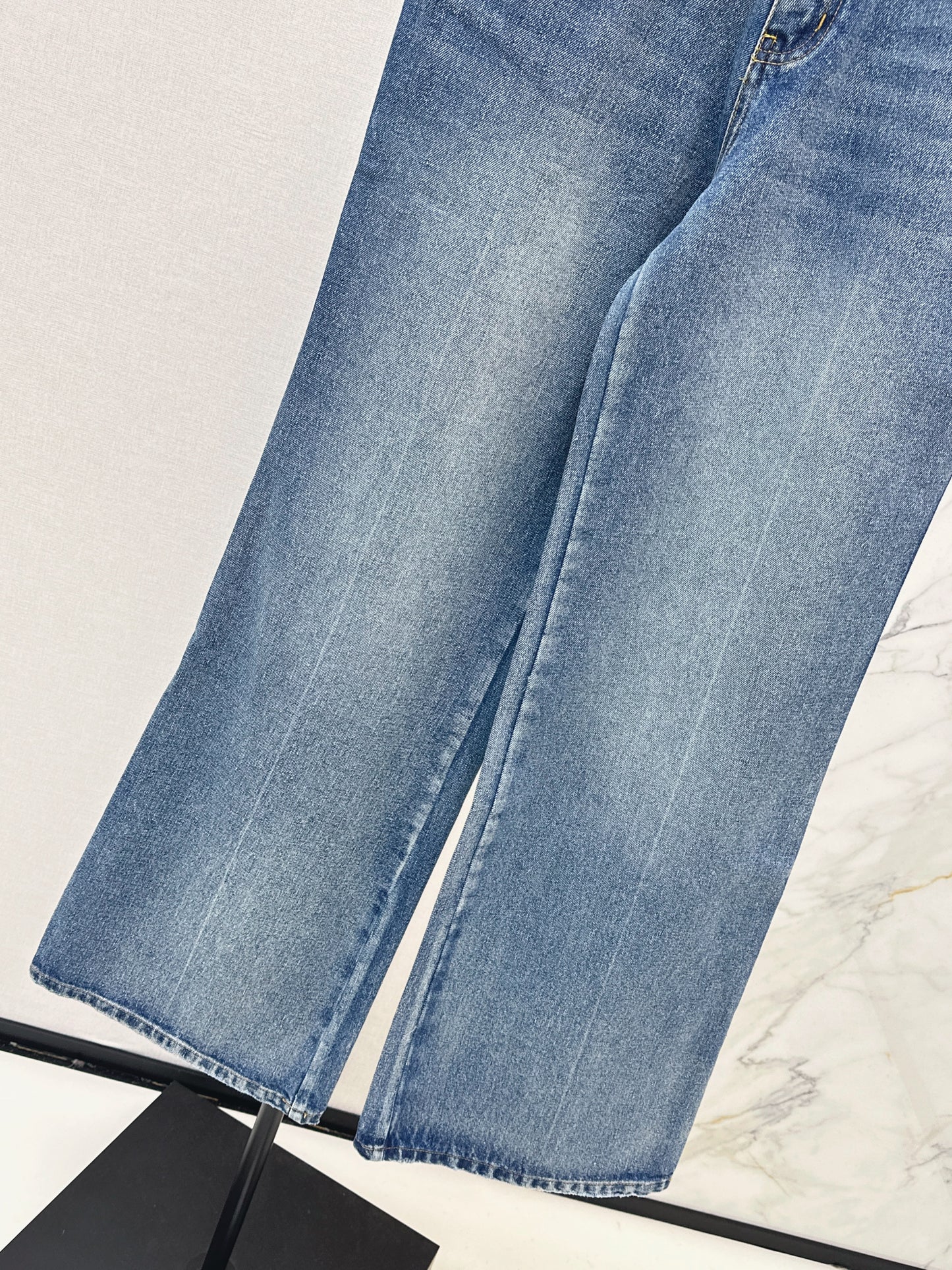 Embroidered Straight Leg Jeans
