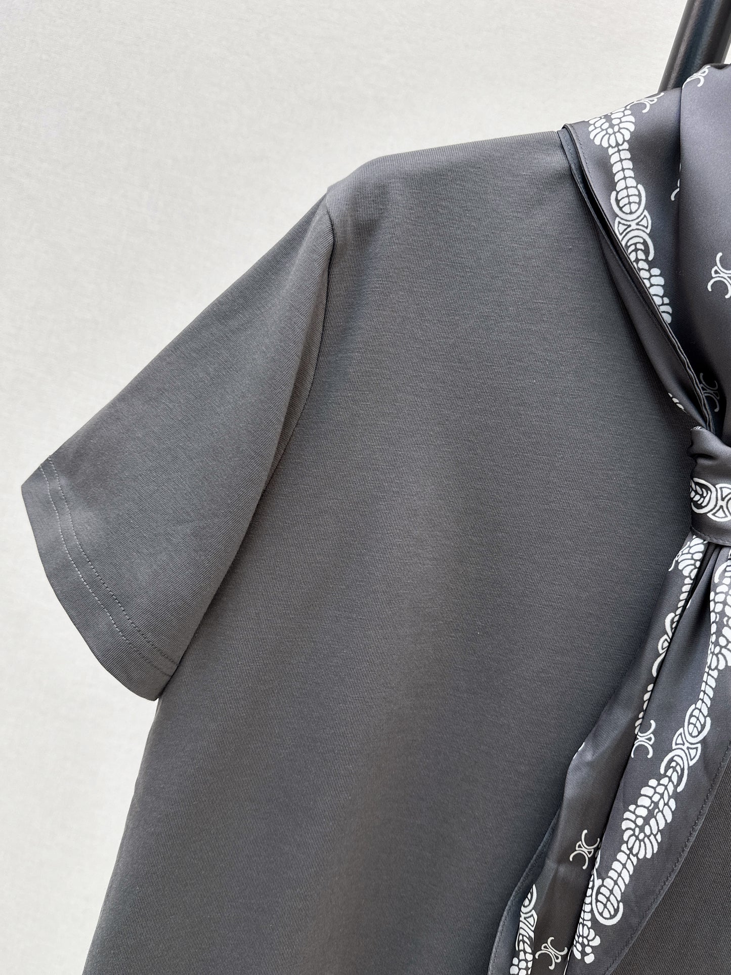 Printed Silk Scarf T-shirt