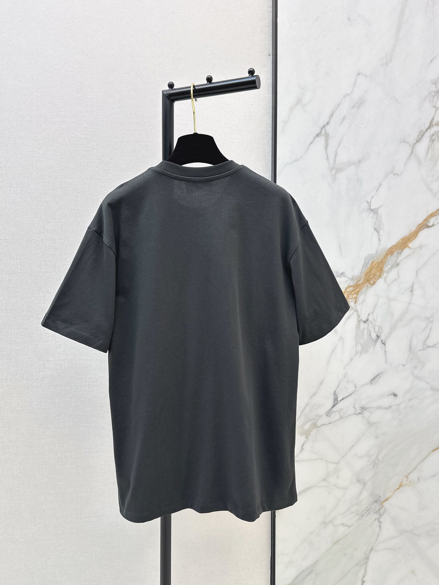 Floral Rhinestone Pattern T-shirt