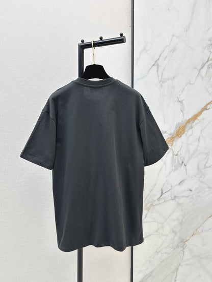 Floral Rhinestone Pattern T-shirt
