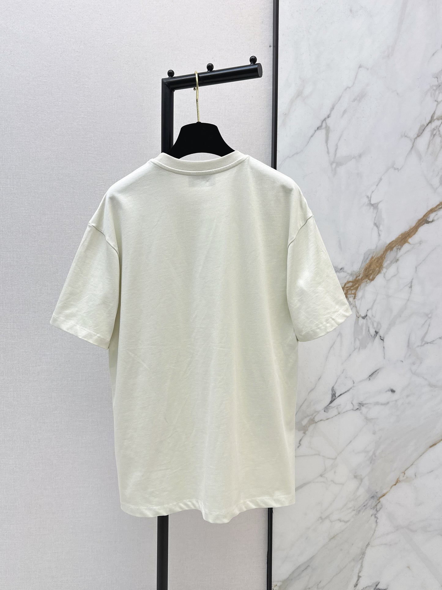 Floral Rhinestone Pattern T-shirt