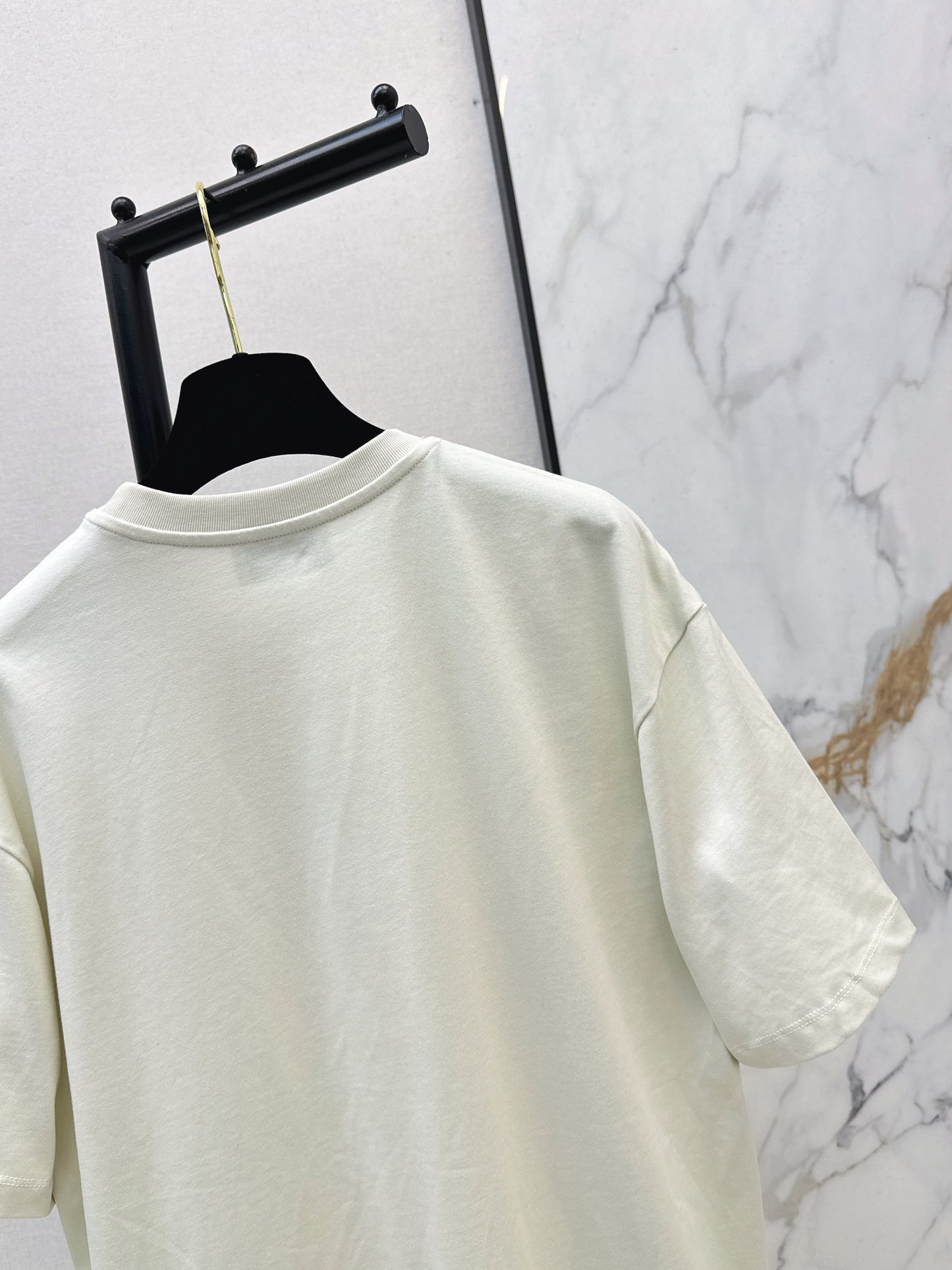 Floral Rhinestone Pattern T-shirt