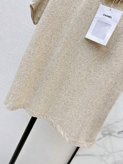 Hand-studded Rhinestone T-shirt