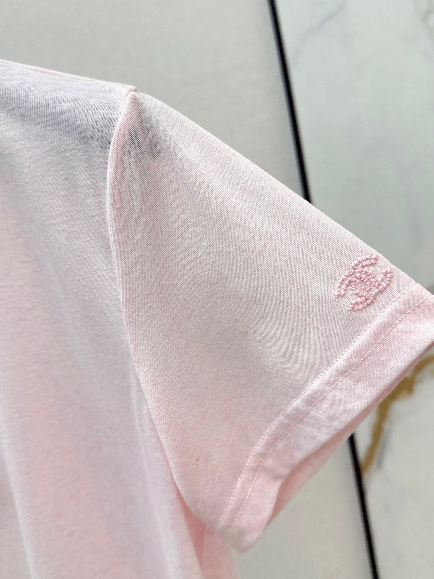 Hand-studded Rhinestone T-shirt