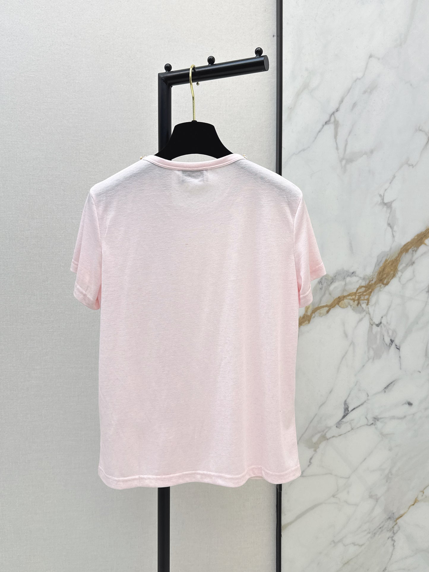 Hand-studded Rhinestone T-shirt