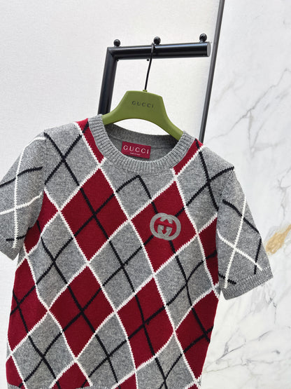Diamond Pattern T-Shirt