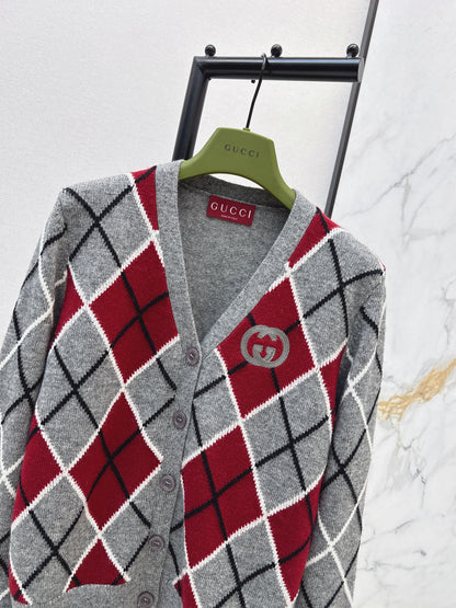 Diamond Pattern cardigan