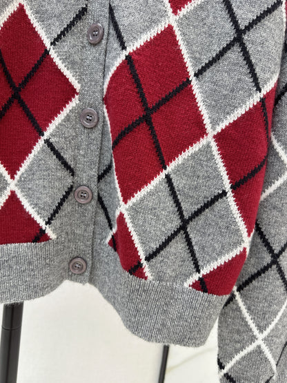 Diamond Pattern cardigan