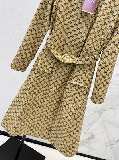 Monogram Canvas Trench Coat