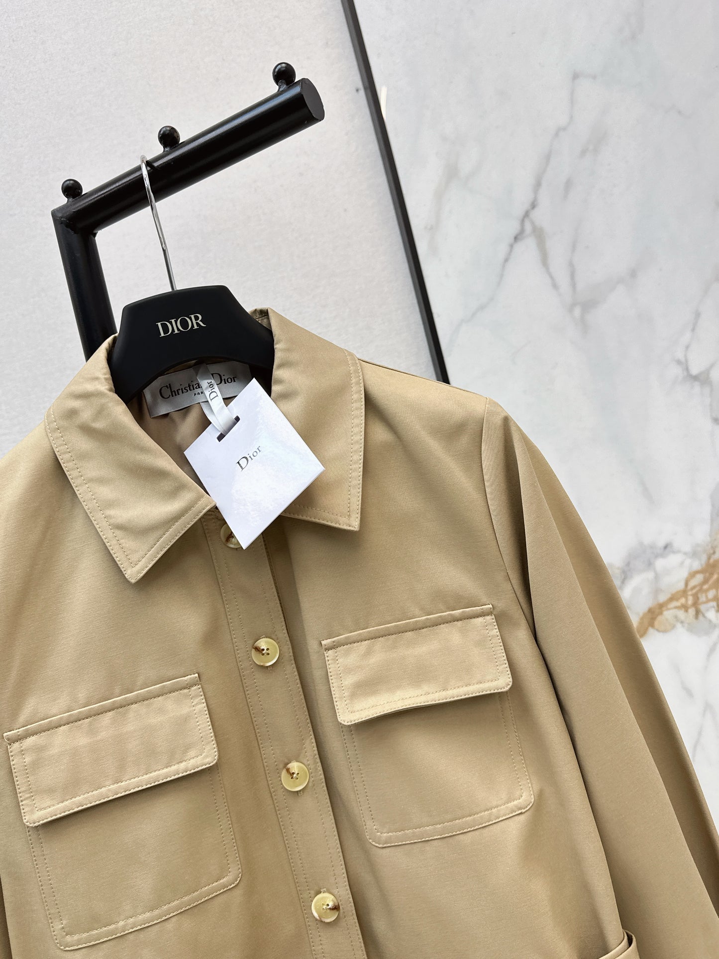 Waist-cinching trench coat