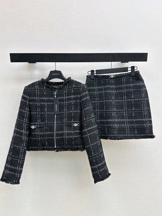 Plaid Chic jacket / skirt