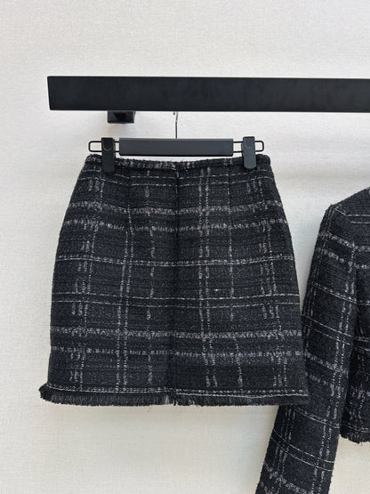 Plaid Chic jacket / skirt