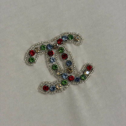 Beaded and studded T-shirt