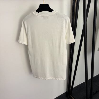 Beaded and studded T-shirt