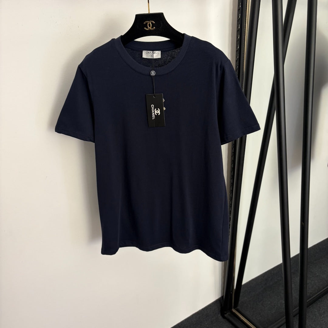 Beaded and studded T-shirt