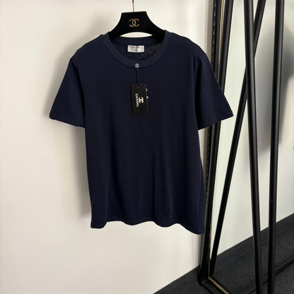 Beaded and studded T-shirt