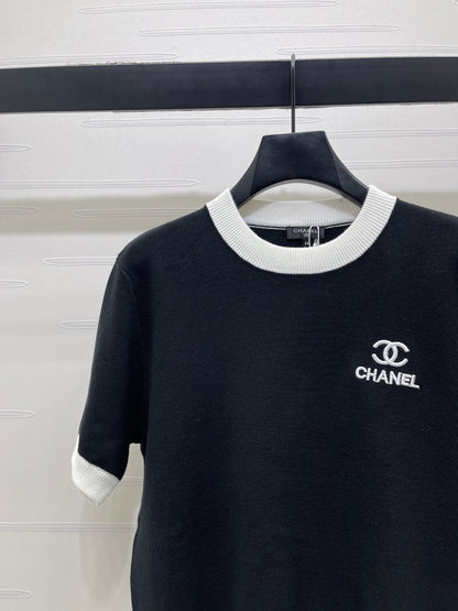 Crew Neck Top and Shorts Set