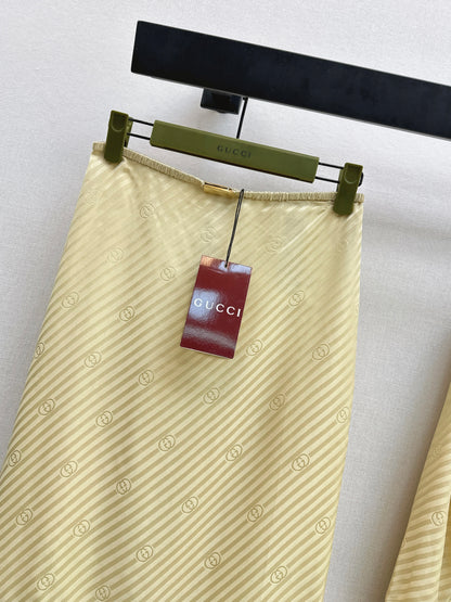 Jacquard Midi Skirt