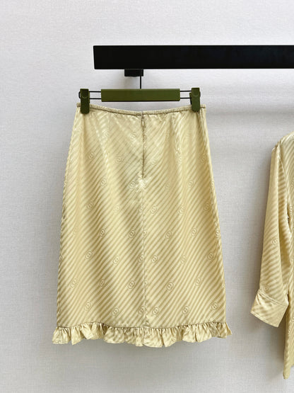 Jacquard Midi Skirt