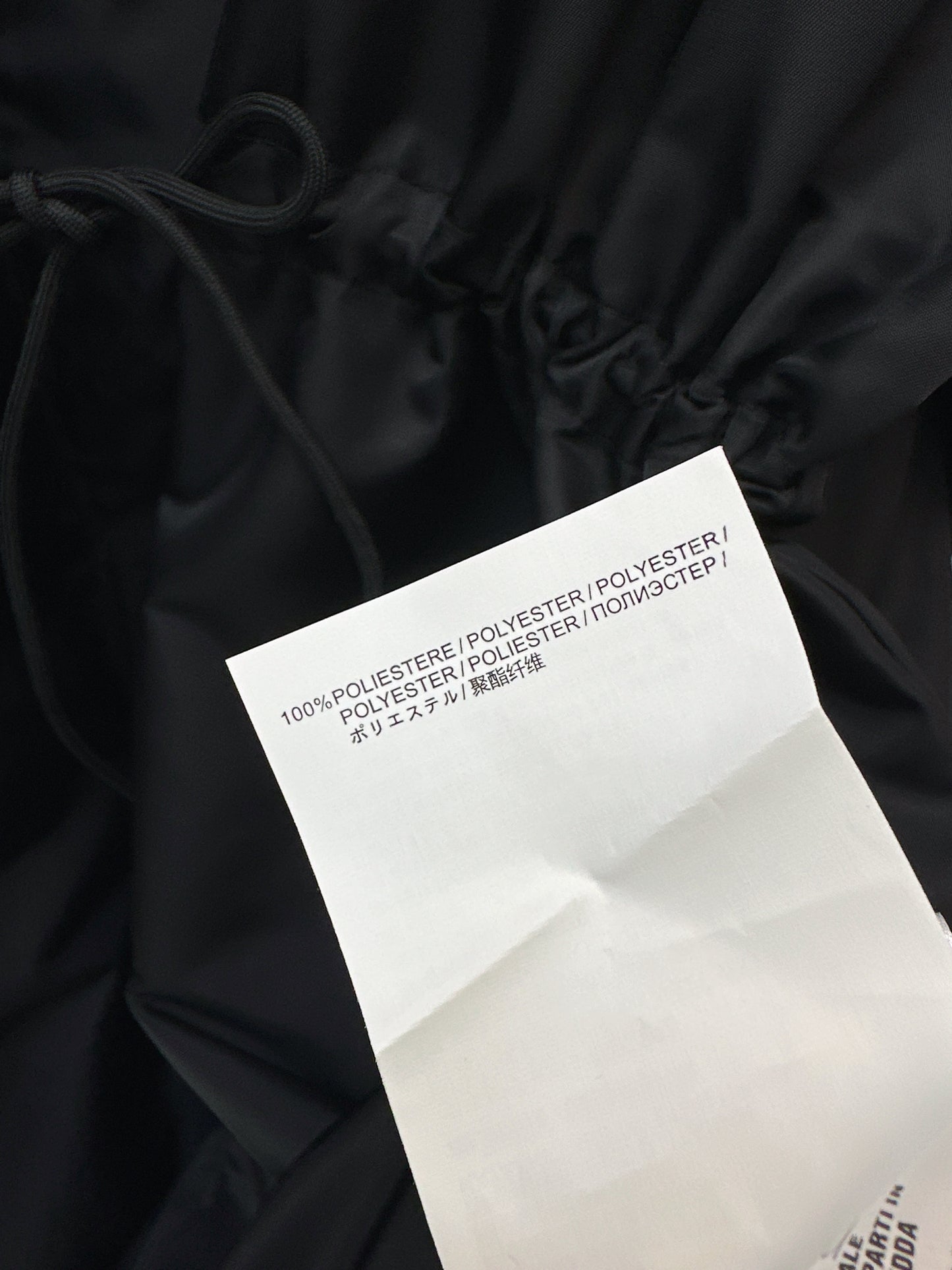 Nylon zip-up single-breasted jacket