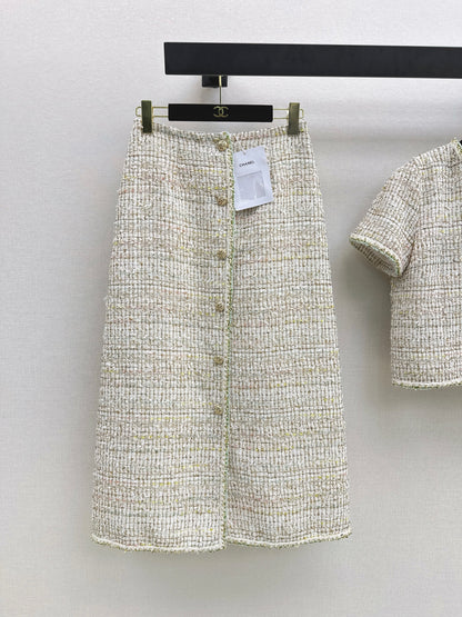 Tweed Midi Skirt